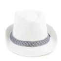 Λευκό Ψάθινο Καπέλο
