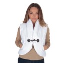 Λευκό Αμάνικο Puffer Jacket