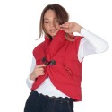 Κόκκινο Αμάνικο Puffer Jacket