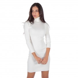 Λευκό Ripped Mini Φόρεμα...