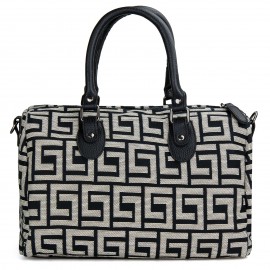 Canvas The Bags Olga Taupe Black