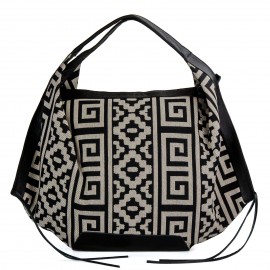 Canvas The Bags Kassia Traditional Beige Black
