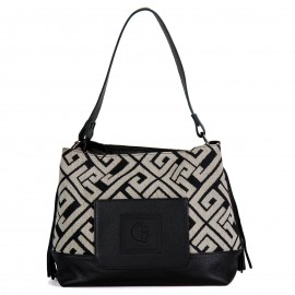 Canvas The Bags Ophelia Beige Black