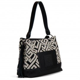 Canvas The Bags Ophelia Beige Black