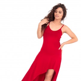 Κόκκινο Midi Φόρεμα με...