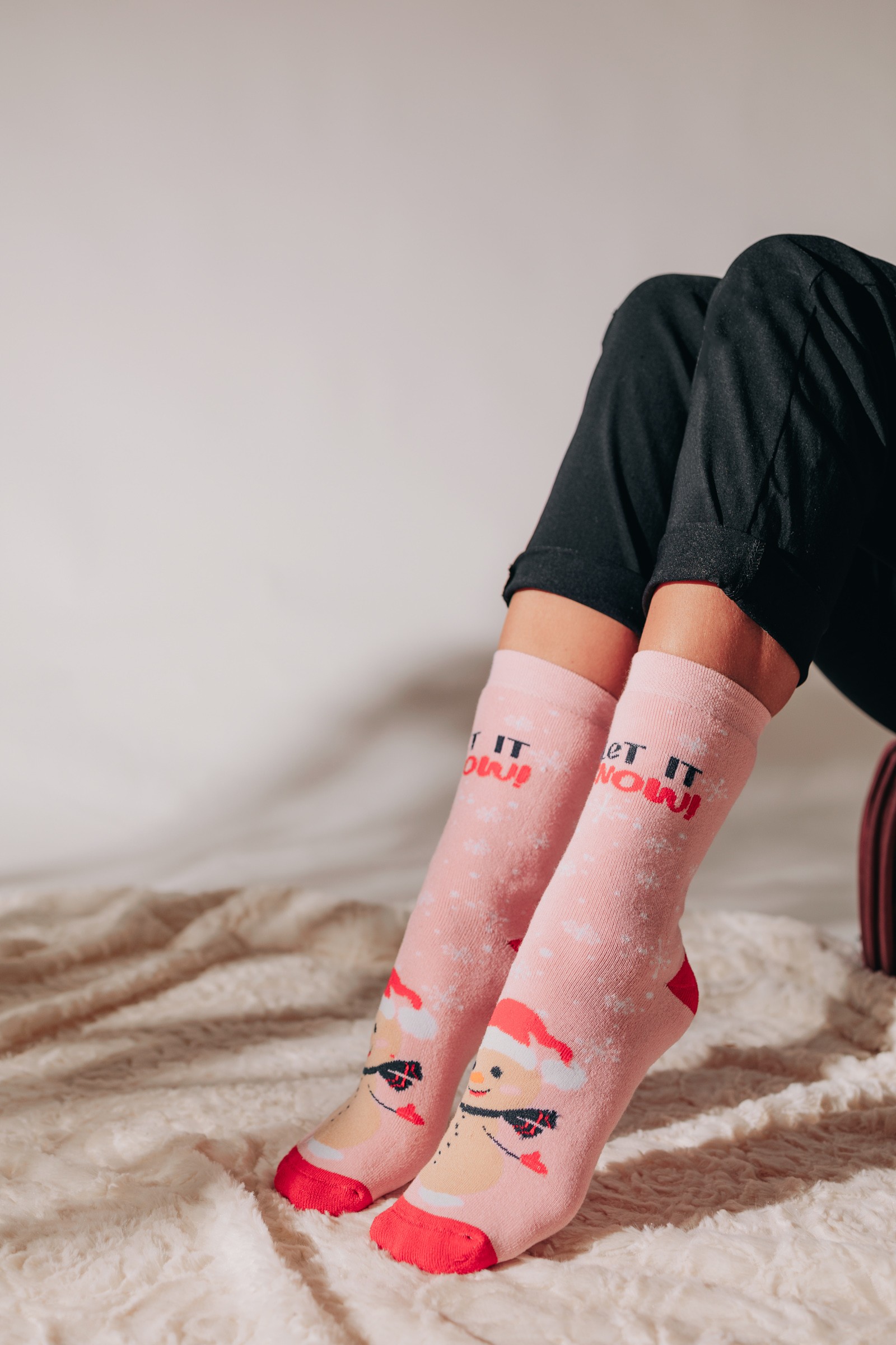 Γυναικείες Χριστουγεννιάτικες Κάλτσες με Prints